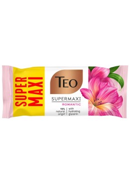 Мыло туалетное Тео с глицерином Supermaxi Lotus Romantic , 140 г