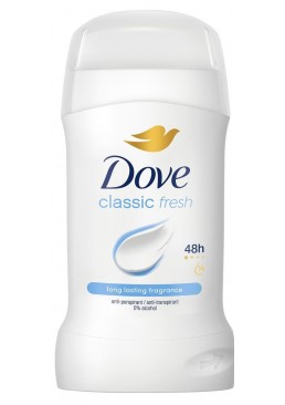 Антиперспирант Dove classic fresh, 50 мл