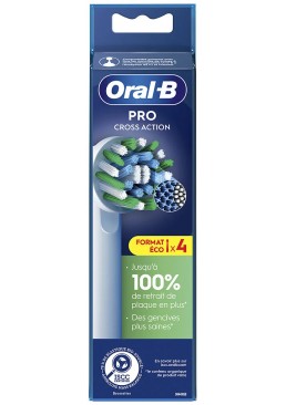 Насадки для електричної зубної щітки Oral-B Cross Action, 4 шт