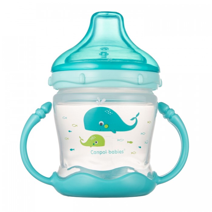 Поїльник-непроливайка Canpol Babies Sweet fun синій, 180 мл - 