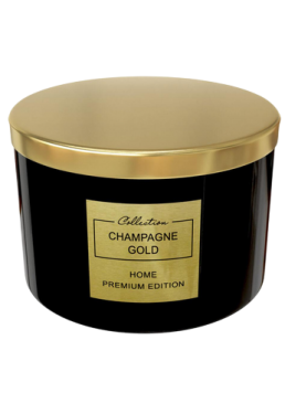 Свеча ароматизированная Pepco Home Champagne Gold (шампанское золото), 1 кг
