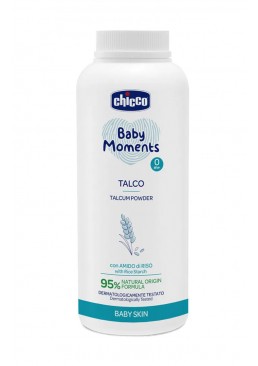 Защитный тальк Chicco Baby Moments с рисовым крахмалом, 150 г