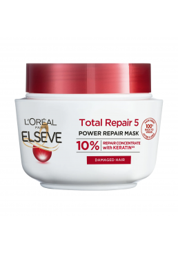 Маска для пошкодженого волосся L'Oreal Paris Elseve Повне відновлення 5, 300 мл