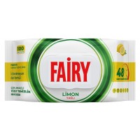 Вологі серветки для прибирання Fairy Лимон, 100 шт