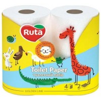 Туалетний папір Ruta Kids двохшаровий,  4 шт