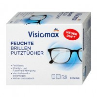 Серветки Visiomax для чищення скла окулярів, 52 шт