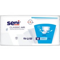 Підгузки для дорослих Seni Classic Air, розмір Medium (75-110 см), 6 крапель, 30 шт