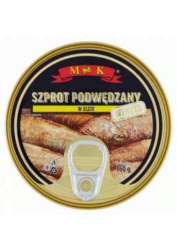 Шпроти в олії M&K, 160 г