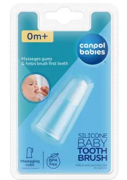Щетка для зубов на палец Canpol Babies (с 0 месяцев), 1 шт