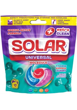 Капсули для прання Solar Universal Molecule, 10 шт