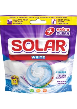 Капсули для прання Solar White для білих речей, 10 шт