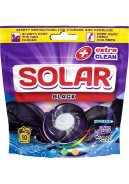 Капсули для прання Solar Black, 10 шт