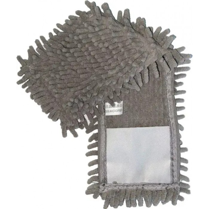 Насадка для швабри Eco Fabric Локшина 1000 пальців Мікрофібра ЕF-1000-В, 43*10 см - 