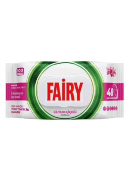 Вологі серветки для прибирання Fairy Лілія, 100 шт