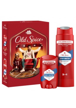 Подарунковий набір Old Spice Sports Fan Whitewater (Дезодорант-стік 50 мл + Гель для душу 3-в-1 250 мл)