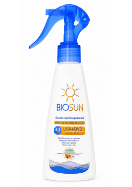 Сонцезахисний лосьйон-спрей Bioton Cosmetics BioSun SPF 30, 150 мл