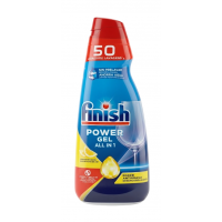 Гель для мытья посуды в посудомоечных машинах Finish Power Gel с ароматом лимона, 1 л (50 циклов)