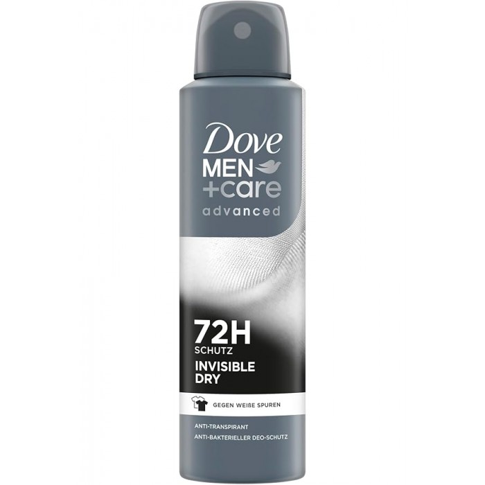 Антиперспірант аерозоль Dove Men+Care Невидима сухість 72 години, 150 мл - 