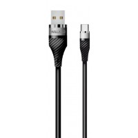Кабель USB WALKER C735 Type-C black, 2 м