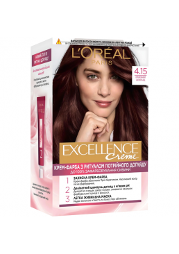 Фарба для волосся L'Oreal Paris Excellence відтінок 4.15 - Морозний шоколад, 1 шт