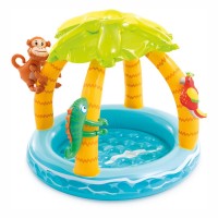 Надувний басейн Intex Tropical Island 58417 з навісом, 102х86 см 
