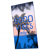 Пляжний рушник Colorful Home "Good Vibes" із мікрофібри, 90х180 см 
