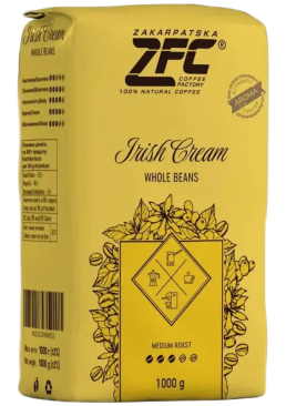 Кофе в зёрнах ZFC Irish Cream, 1кг