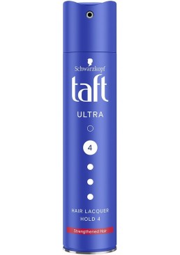 Лак Taft Ultra 4 для укрепления волос, 250 мл