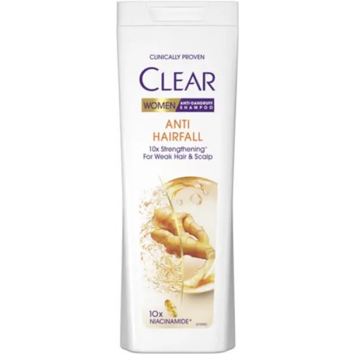 Шампунь для женщин Clear Anti Hairfall против перхоти, 360 мл - 