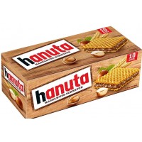Вафлі Ferrero Hanuta Haselnusse з фундуком, 220гр (10 шт)
