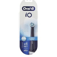 Сменные насадки для электрической зубной щетки Oral-B Braun iO Ultimate Clean черные, 4 шт