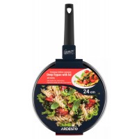 Сковорода ARDESTO Gemini Gourmet Viareggio с крышкой AR1924GDL, 24 см