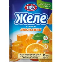 Желе ТМ IRIS со вкусом Апельсина, 90 г