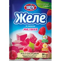 Желе ТМ IRIS зі смаком Малини, 90 г