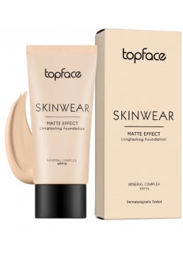 Тональний крем TopFace Skinwear Matte Effect SPF 15 PT468 № 01, 30 мл