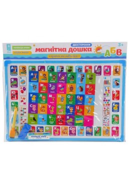 Магнітна дошка двостороння PL-7003ua, 44х30 см