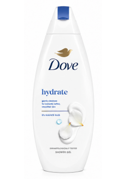 Гель для душа Dove Hydrate Глубокое питание и увлажнение, 250 мл