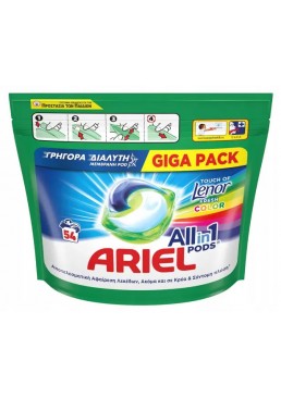 Капсули для прання Ariel Pods 3 в 1 "Colour Lenor", 54 шт