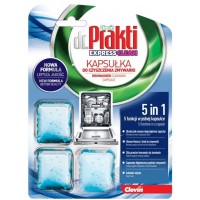 Порошок для чистки посудомоечных машин Dr. Prakti, 3 капсулы
