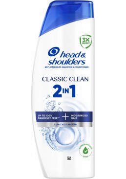 Шампунь против перхоти Head&Shoulders 2in1 Classic Clean, 400 мл