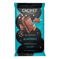 Молочний шоколад Cachet Almonds, 300 г