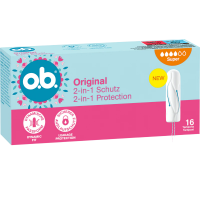 Тампони o.b. Original Super, 16 шт (4 краплі)