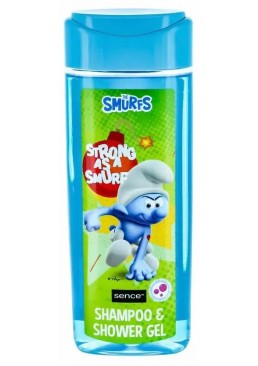Шампунь і гель для душу дитячий 2в1 Sence Smurfs Smurf, 210 мл