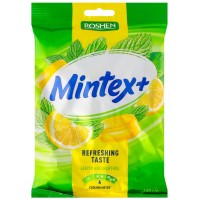 Карамель Roshen Mintex+ Lemon вкус лимона и ментола, 140 г
