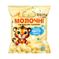 Палочки кукурузные D.E.M.I. молочные, 60 г