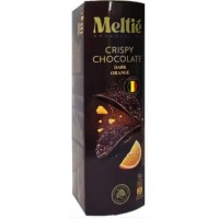 Чипсы Meltie из чёрного шоколада и апельсином, 125 г
