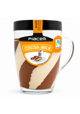Шоколадно-молочна паста Piacelli Cocoa-Milk+чашка, 300 г