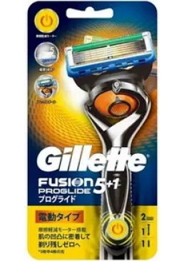 Бритва для бритья Gillette Fusion ProGlide POWER с 2 сменными кассетами (на батарейках)