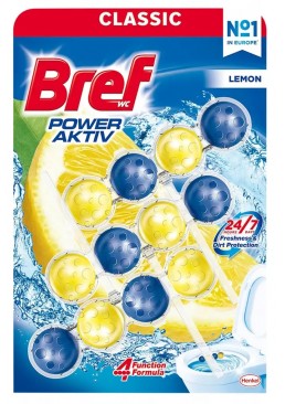 Туалетний блок Bref Lemon, 3х50 г