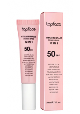 База під макіяж Topface Balm Primer Base 12 in 1 SPF50 PT473, 30 мл